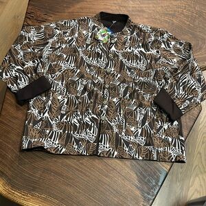 Women’s Indian Tropical Fashion Size L/XL NWT BLAZER- super different!